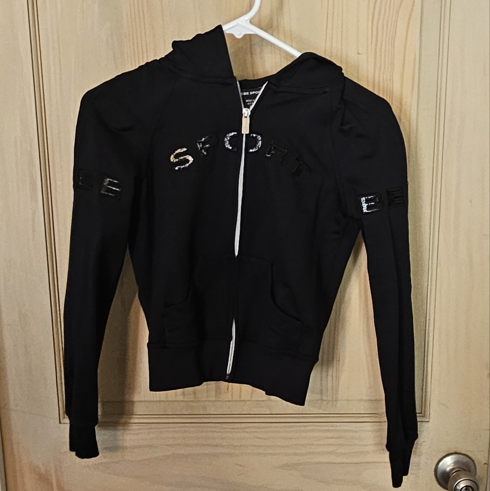 bebe Black Sport Jacket